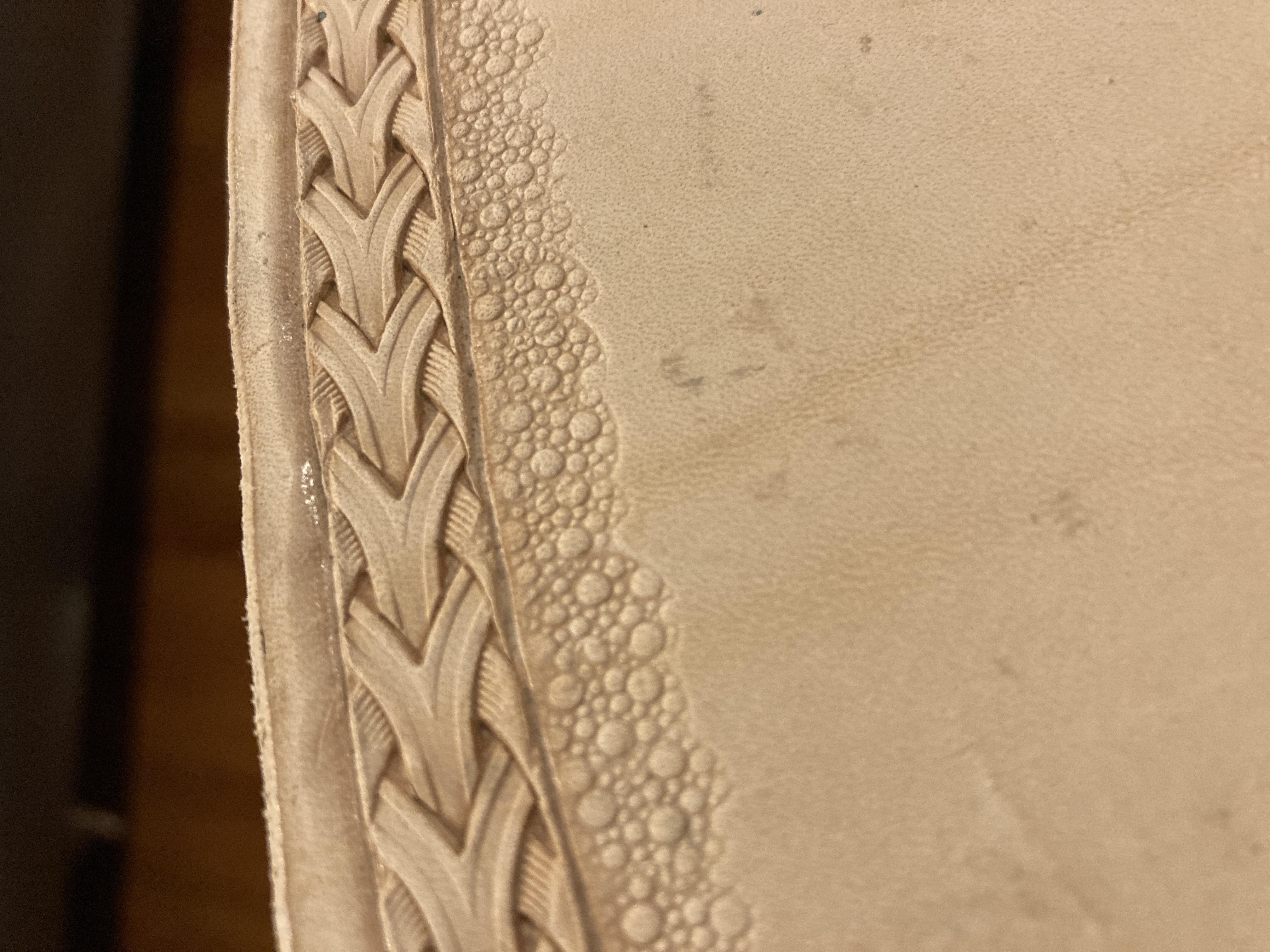 Galdran helmet interior showing brass rivets