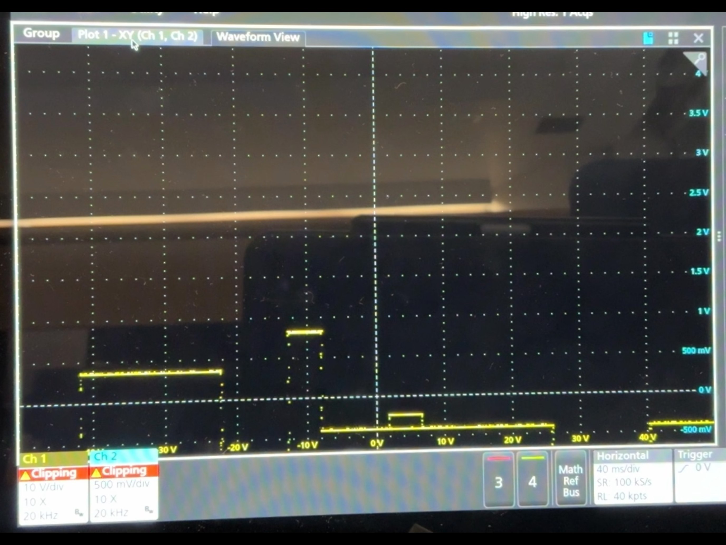 Oscilloscope Platformer Game