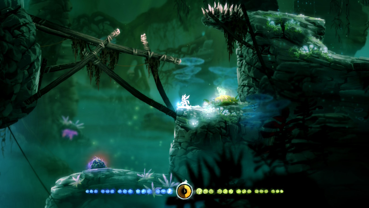 The 'Moon Grotto' from Ori and the Blind Forest.